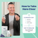 Haro Clear Refill Pouch – 45-Day Supply Eye Health Supplement (90 Capsules)