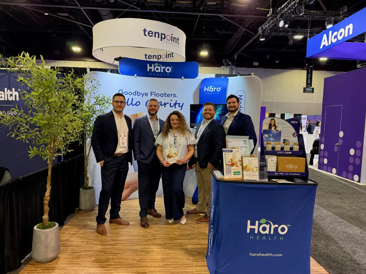 Together at the Haro Health booth.