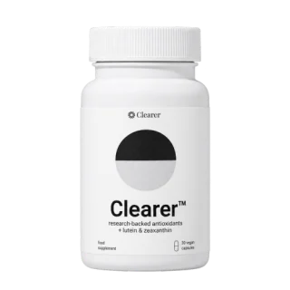Front of Clearer product packaging