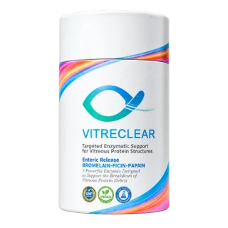 Front of VitreClear product packaging